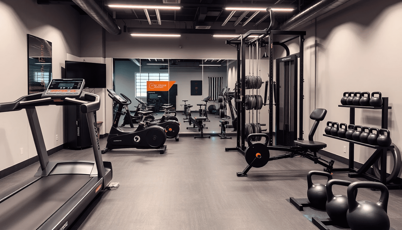 High-level gear for exercise center suckers